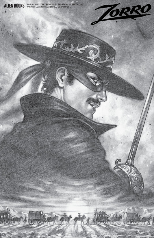 Zorro Annual #1 (Variant D (Bonacorsi B&W)) - PREORDER