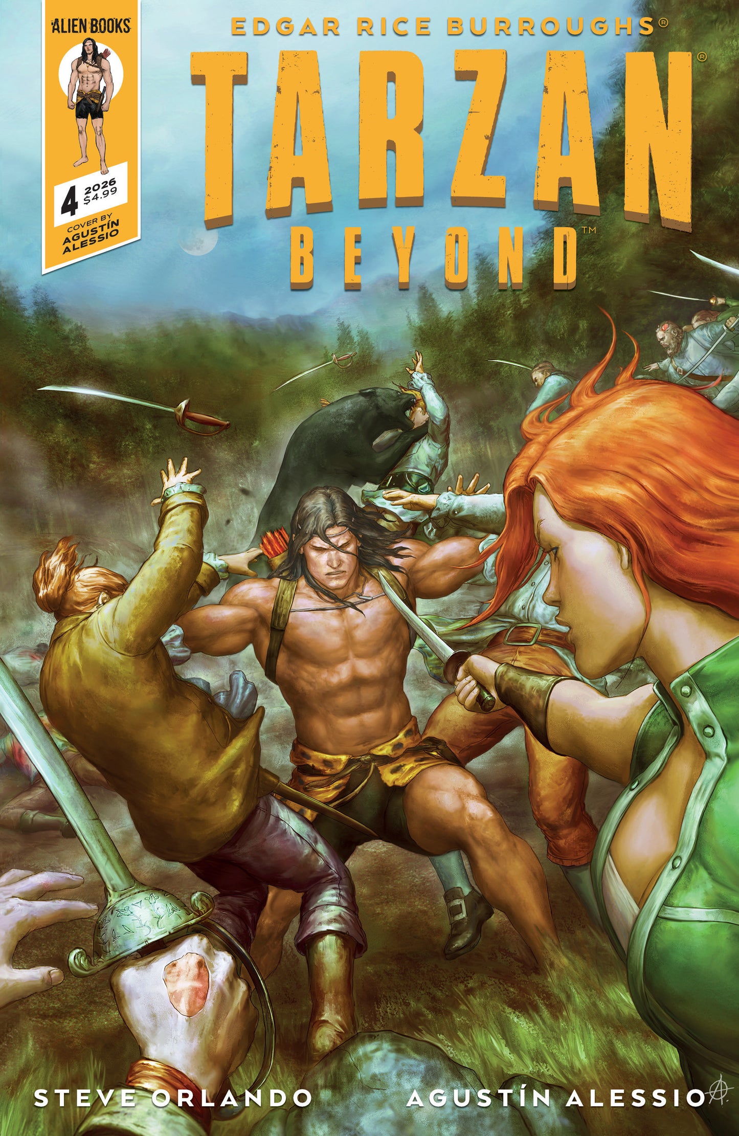 Tarzan Beyond #4 (Cover A (Alessio)) - PREORDER