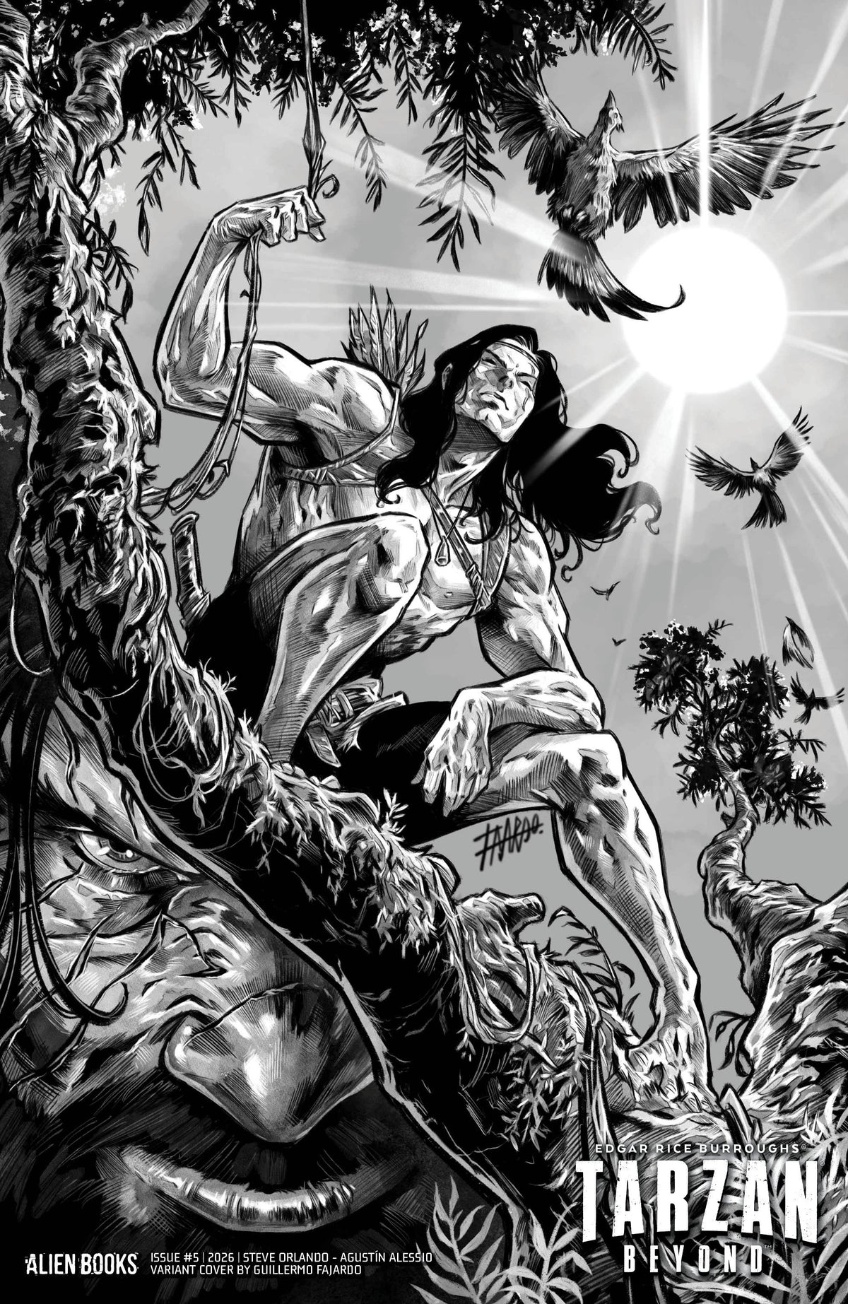 Tarzan Beyond #5 (Variant D (Fajardo B&W)) - PREORDER