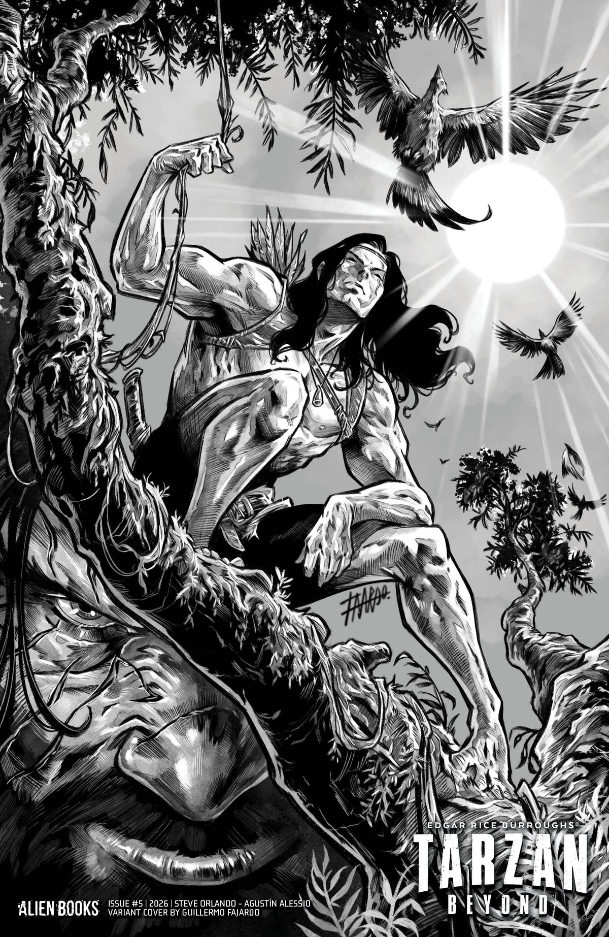 Tarzan Beyond #5 (Variant D (Fajardo B&W)) - PREORDER