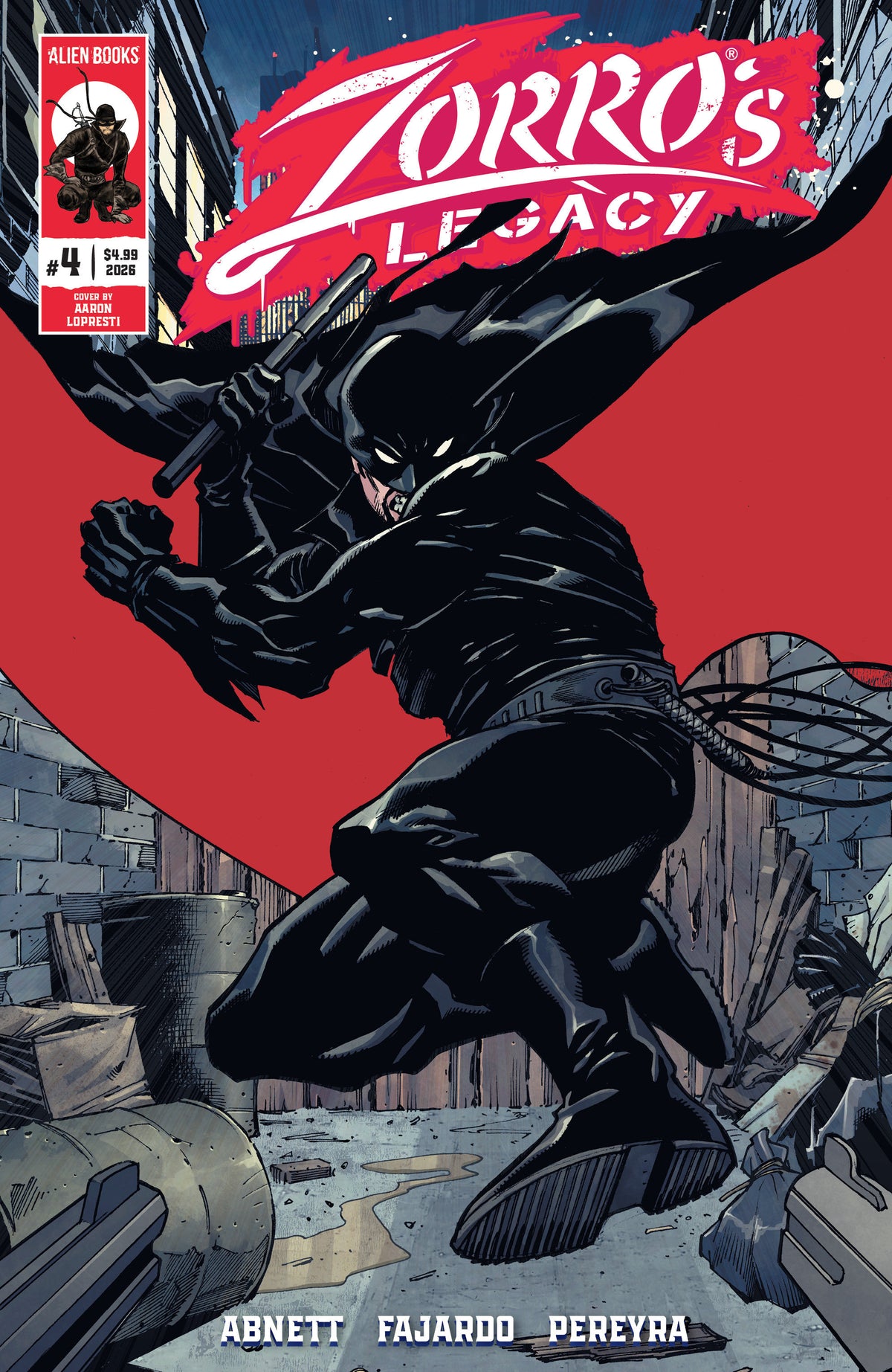Zorro's Legacy #4 (Cover A (Lopresti)) - PREORDER