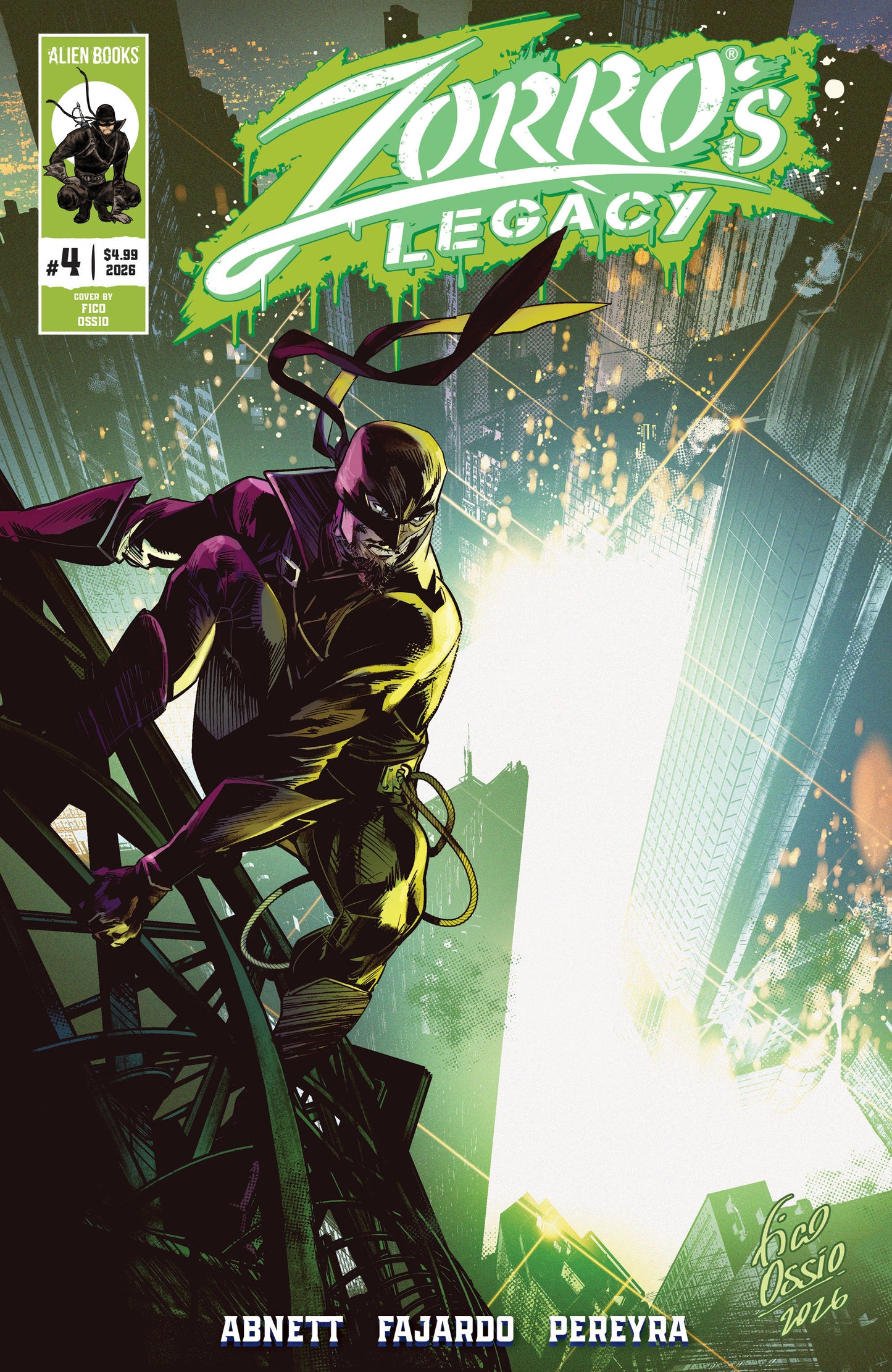 Zorro's Legacy #4 (Variant B (Ossio)) - PREORDER