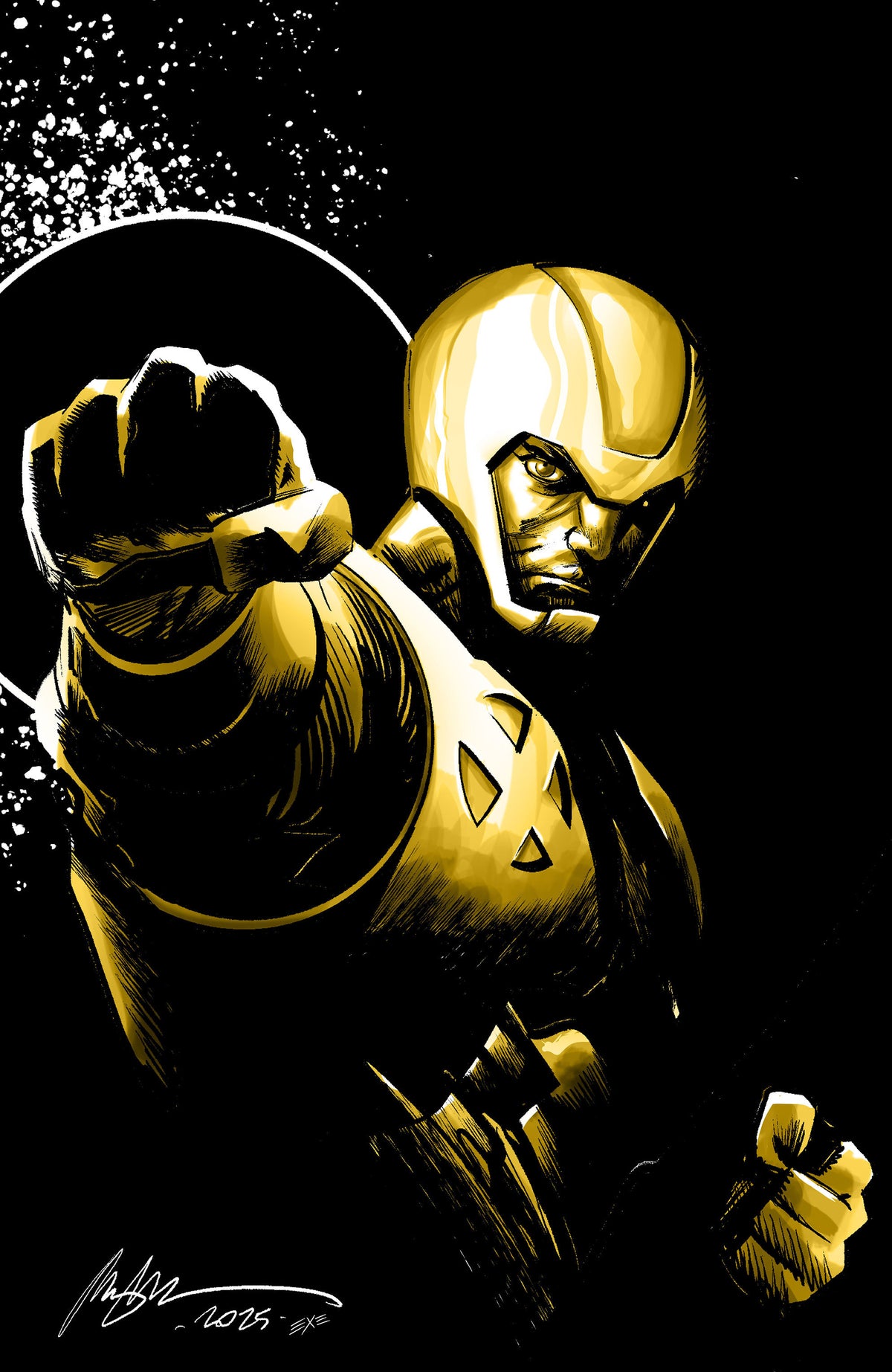 X-O Manowar: Black, White & Gold #2 (Variant C (Albuquerque Full Art)) - PREORDER
