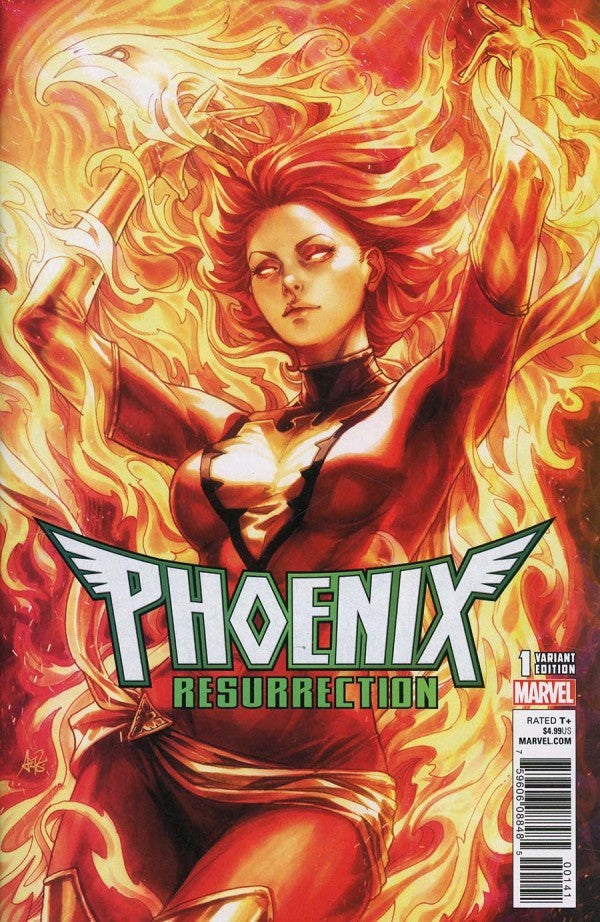 Phoenix Resurrection: The Return of Jean Grey #1 (Stanley 'Artgerm' Lau Red Costume Variant)