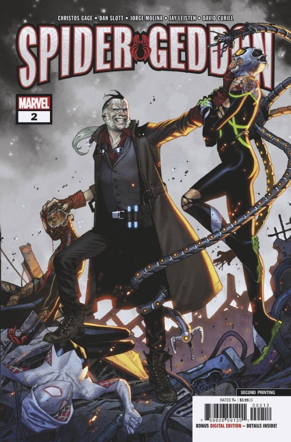Spider-Geddon #2 (2nd Printing Jorge Molina)