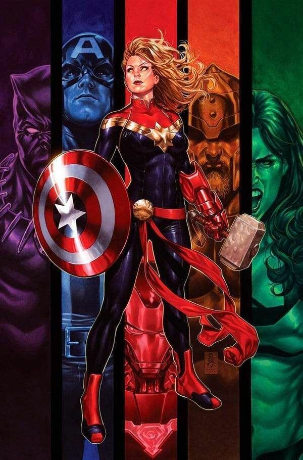 Captain Marvel #16 (Brooks Virgin Unknown Comics Exclusive Variant)