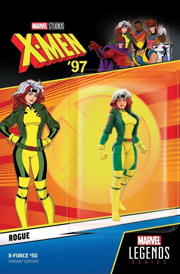 X-Force #50 (X-Men '97 Rogue Action Figure Wraparound Variant)