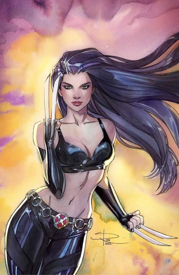 Wolverine #28 (Unknown Comics / Street Level Heroes / Comic Traders Sabine Rich Virgin Variant)