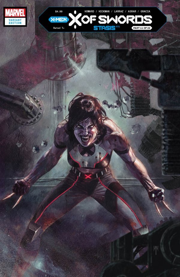 X of Swords: Stasis #1 (Unknown Comics / Street Level Hero / Comic Traders Mastrazzo Variant)