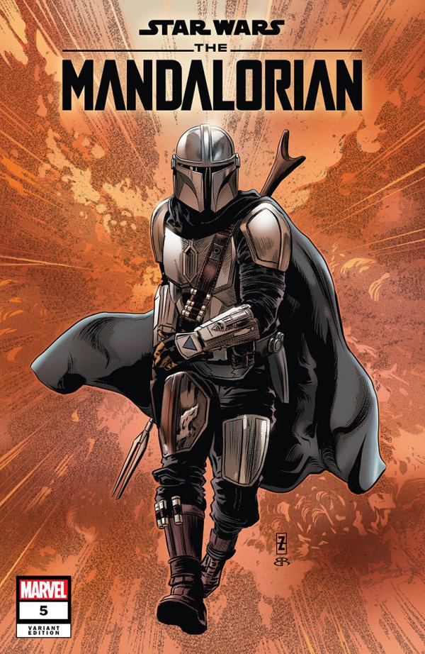Star Wars: The Mandalorian #5 (Unknown / Street Level Hero / Comic Traders / Antihero Gallery / 616 Patrick Zircher Variant)