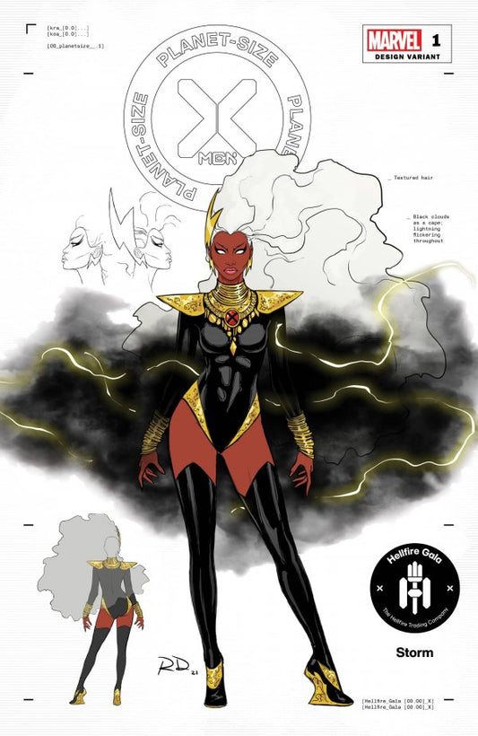 Planet-Size X-Men #1 (1:50 Dauterman Storm Character Design Variant)