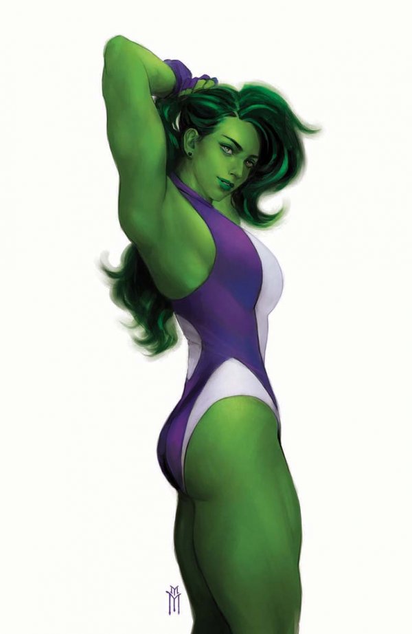 She-Hulk #1 (Unknown Comics / Comic Traders / Street Level Hero Miguel Mercado Virgin Variant)