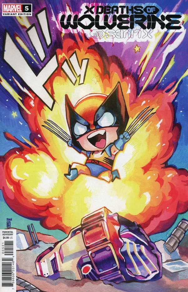 X Deaths of Wolverine #5 (1:25 Rian Gonzales Anime Style Variant)