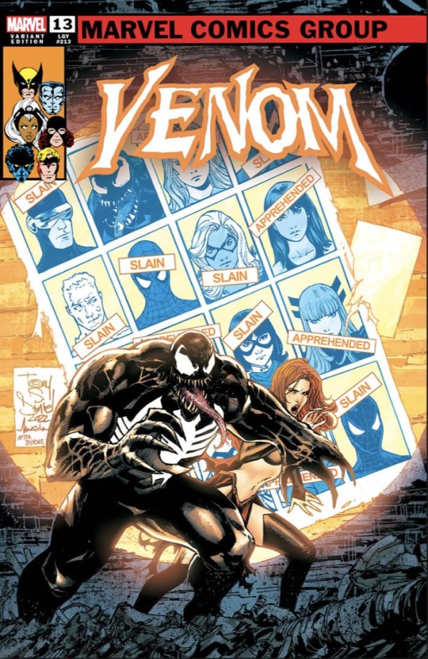 Venom #13 (Unknown Comics / Street Level Hero / Comic Traders / Antihero Gallery / 616 Comics Tony S. Daniel Variant)