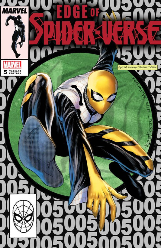 Edge of Spider-Verse #5 (Unknown Comics / Street Level Hero / Comic Traders / Frankie's Comics / 616 Comics NYCC 2022 Tyler Kirkham Homage Variant)