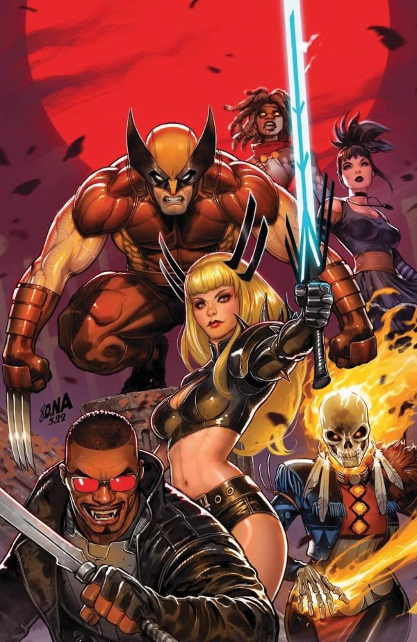 Midnight Suns #1 (Unknown Comics / Street Level Hero / Comic Traders / Frankie's Comics / 616 Comics David Nakayama Virgin Variant)