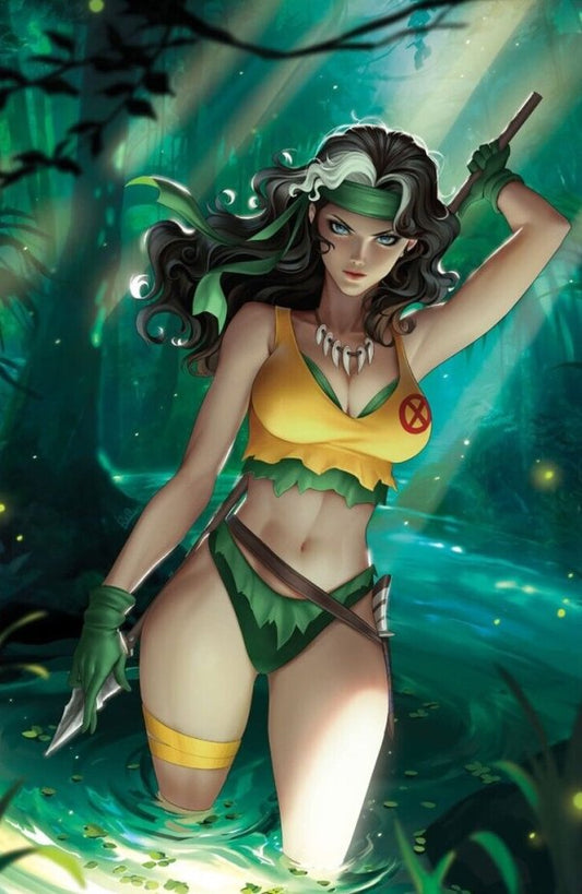 Rogue & Gambit #5 (Unknown Comics / 616 Comics / Comic Traders / Antihero Gallery R1C0 Savage Land Virgin Variant)
