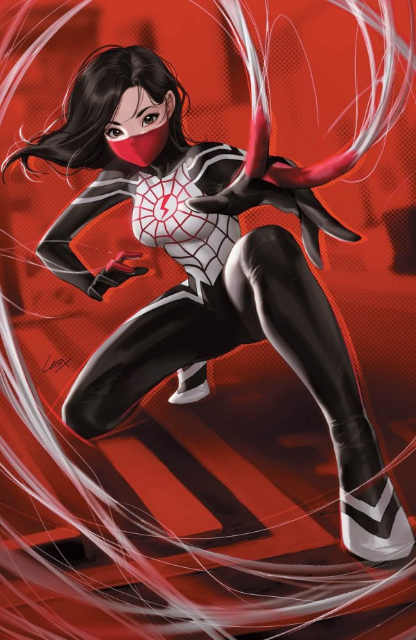 Silk #1 (Unknown / 616 / Comic Traders / Antihero Gallery Lesley 'Leirix' Li Virgin Variant)