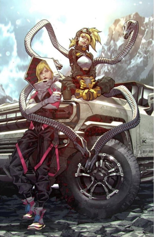 Spider-Gwen: Shadow Clones #1 (Unknown / 616 / Comic Traders / Antihero Gallery Kael Ngu Virgin Variant)