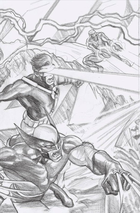 Uncanny Avengers #1 (1:100 Alex Ross X-Men Connecting Sketch Variant)