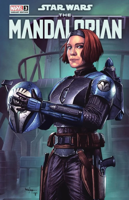 Star Wars: The Mandalorian Season 2 #3 (Unknown Comics / 616 Comics / Comic Traders / Antihero Gallery Mico Suayan Variant)