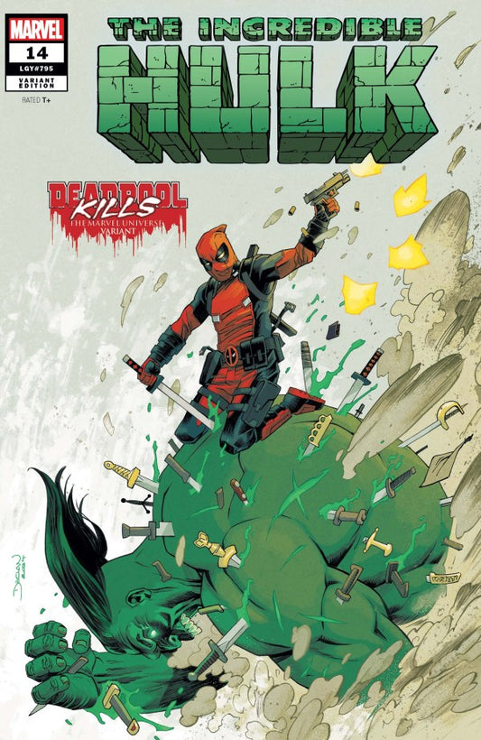 The Incredible Hulk #14 (Declan Shalvey Deadpool Kills the Marvel Universe Variant)