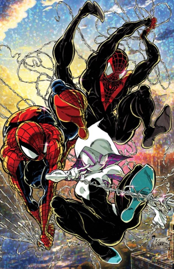 Spider-Gwen: Smash #1 (616 / Unknown / Comic Traders / Fandom Comic Shop Kaare Andrews Virgin Variant)