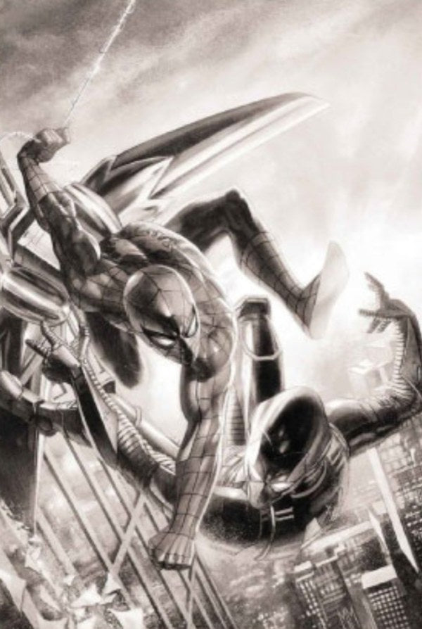 Ultimate Spider-Man #1 (3rd Printing Unknown Comics / Comic Traders / Sleeping Giant Marco Mastrazzo Black & White Virgin Variant)