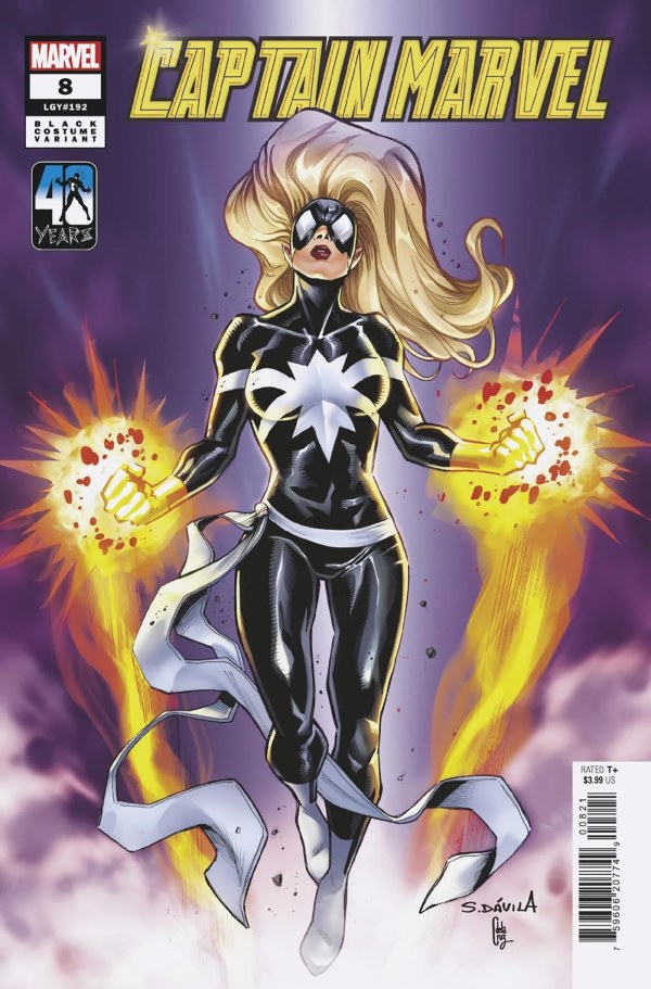 Captain Marvel #8 (Sergio Fernandez Dávila Black Costume Variant)