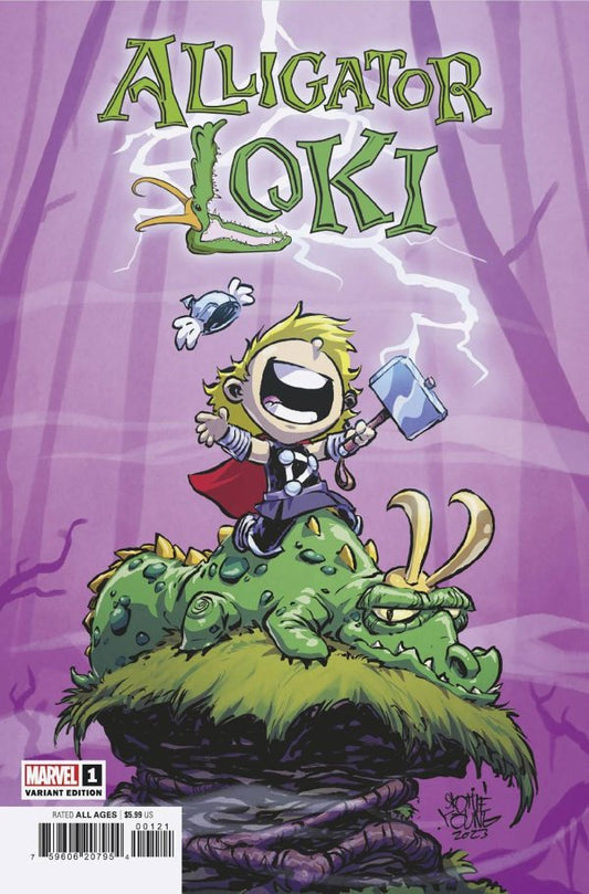 Alligator Loki #1 (Skottie Young Variant)