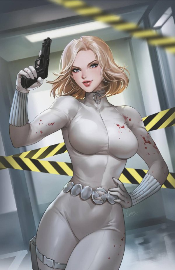 White Widow #1 1:50 Lesley 'leirix' Li Virgin Variant virgin cover by Lesley “Leirix” Li