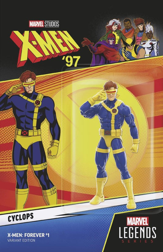 X-Men: Forever #1 (X-Men '97 Cyclops Action Figure Wraparound Variant)