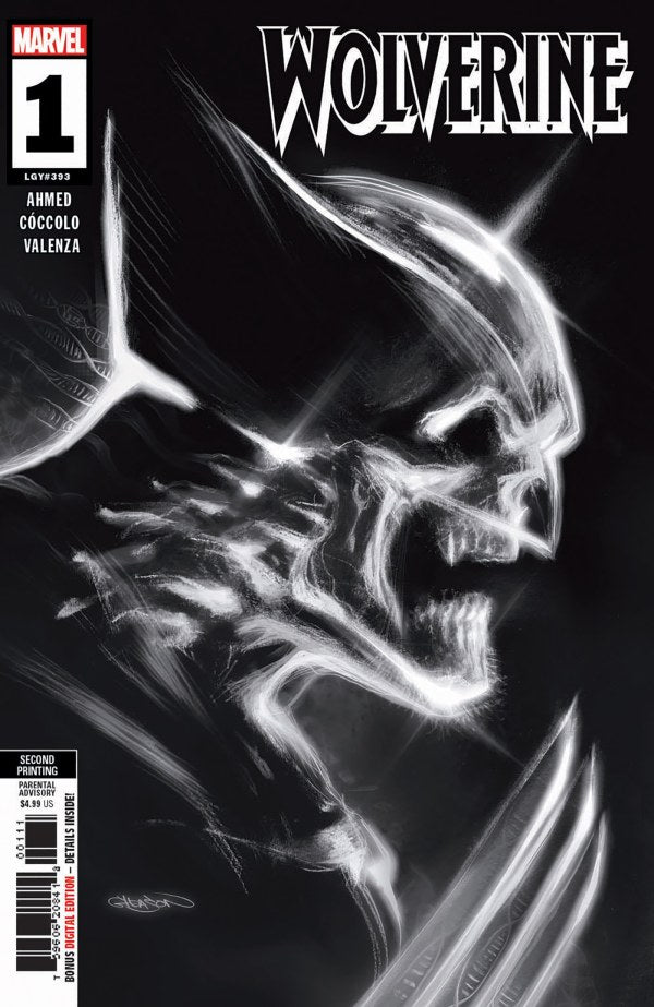 Wolverine #1 (2nd Printing Patrick Gleason Black & White Variant)