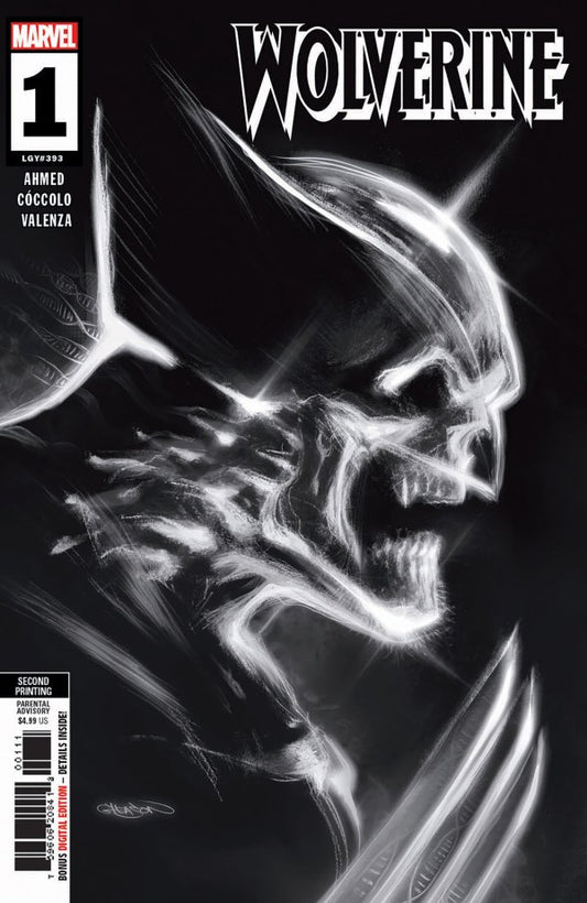 Wolverine #1 (2nd Printing Patrick Gleason Black & White Variant)