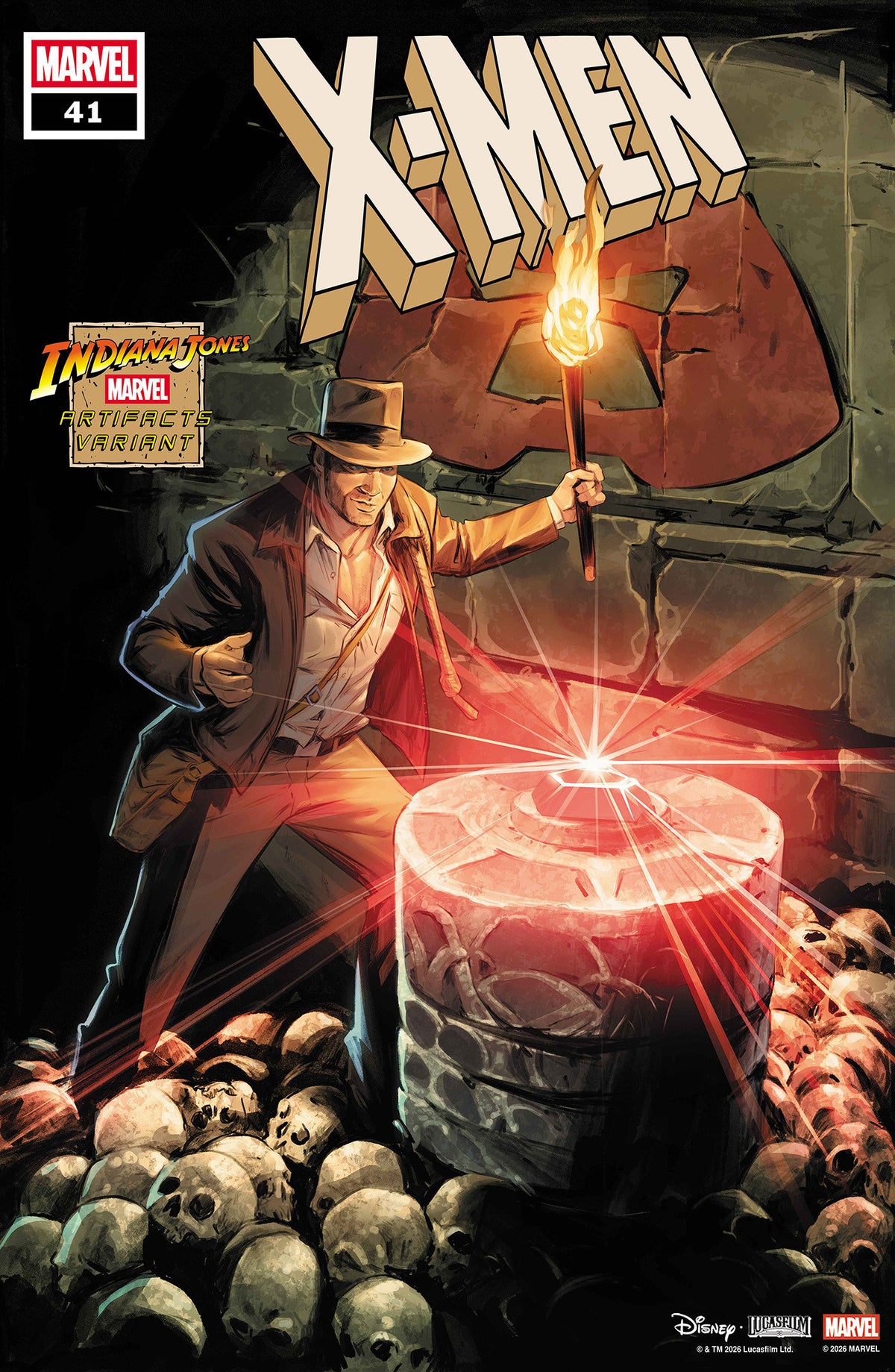 X-MEN #41 (CARMEN CARNERO INDIANA JONES MARVEL ARTIFACT VARIANT [DNX]) - PREORDER