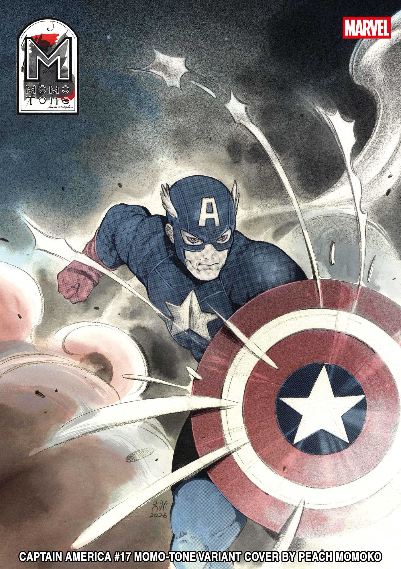 CAPTAIN AMERICA #17 (PEACH MOMOKO MOMO-TONE VARIANT) - PREORDER