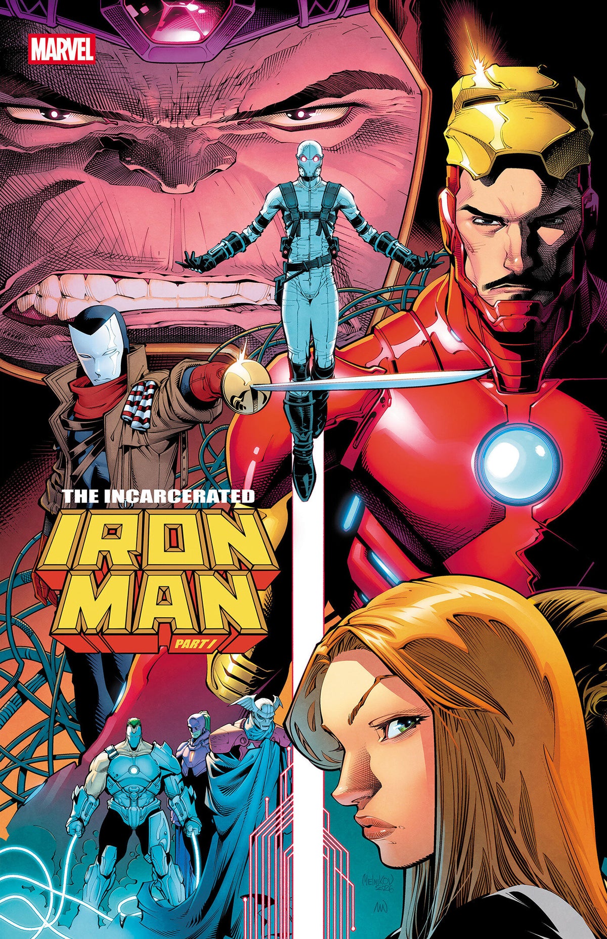 IRON MAN #12 (COVER B GLEB MELNIKOV CONNECTING VARIANT [IIM]) - PREORDER