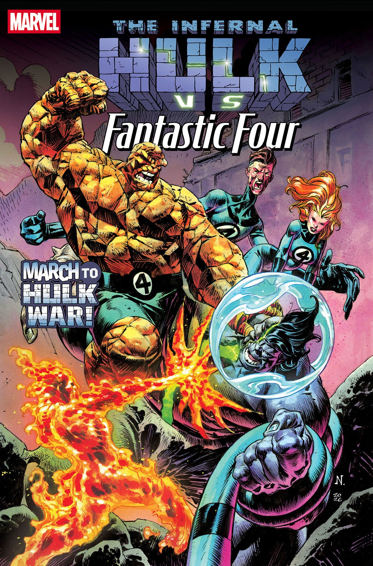 INFERNAL HULK VS. FANTASTIC FOUR #1 - PREORDER