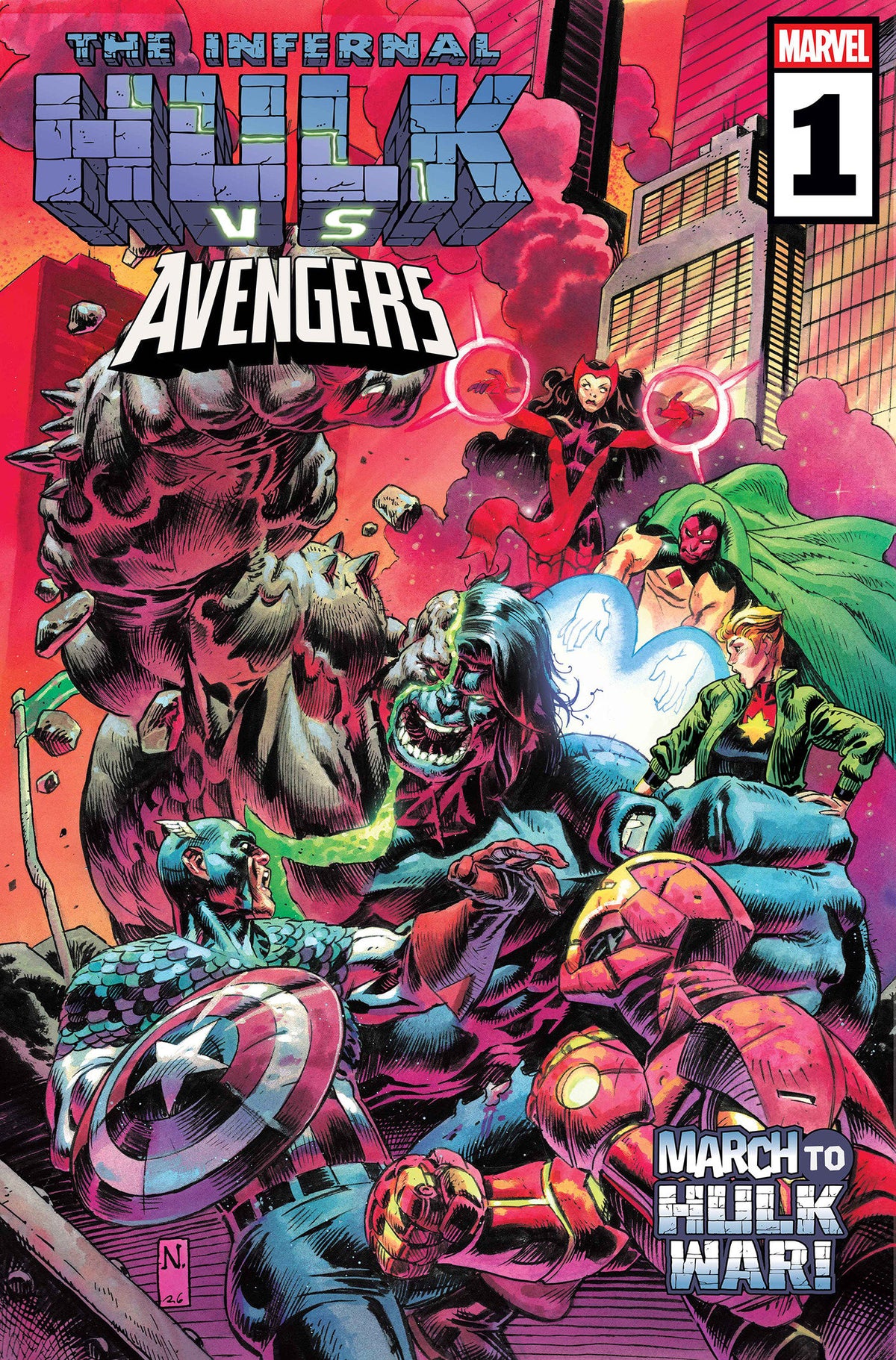 INFERNAL HULK VS. AVENGERS #1 (COVER A) - PREORDER