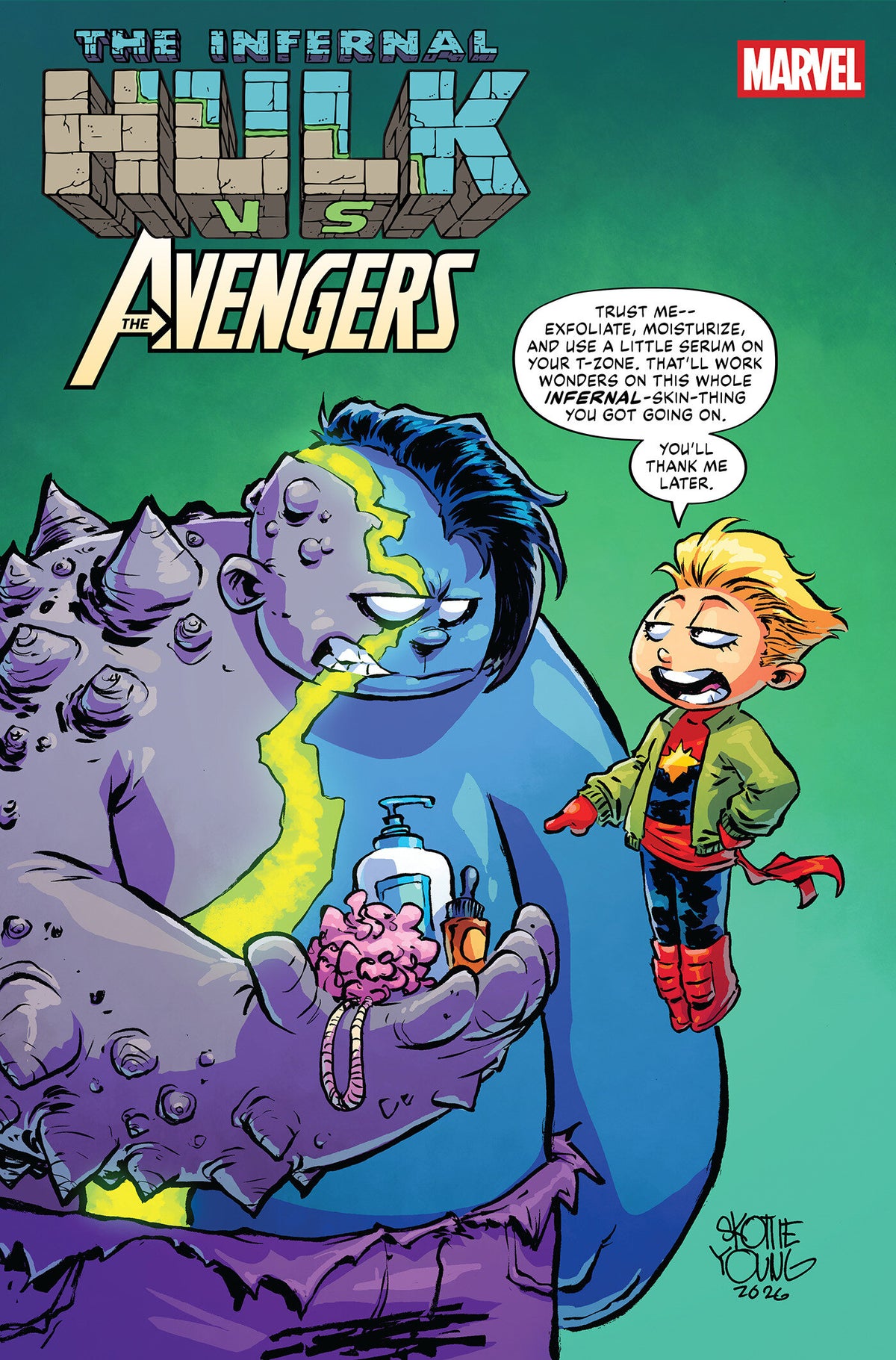 INFERNAL HULK VS. AVENGERS #1 (COVER B SKOTTIE YOUNG VARIANT) - PREORDER