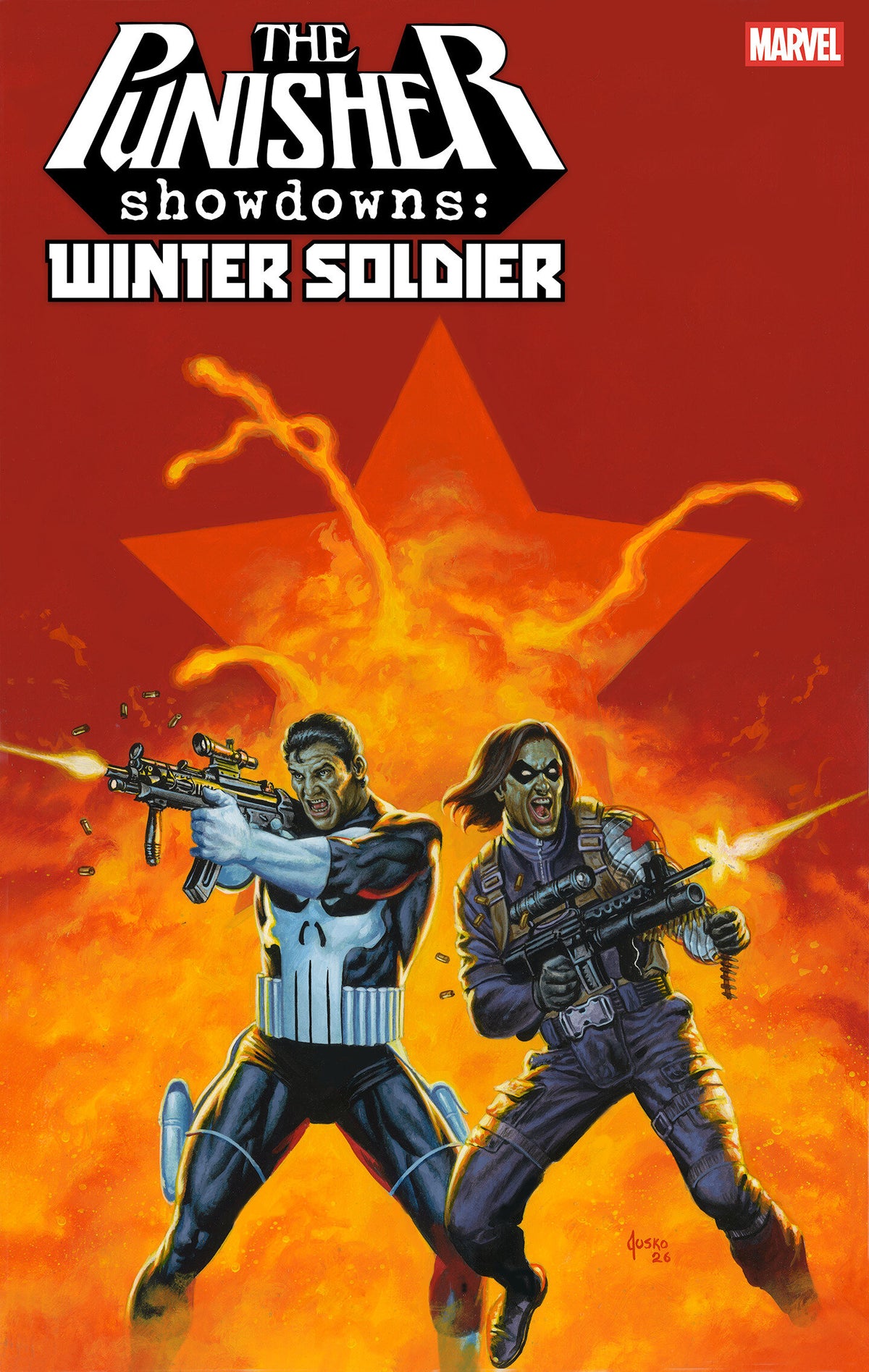 PUNISHER SHOWDOWNS: WINTER SOLDIER #1 (COVER B JOE JUSKO VARIANT) - PREORDER