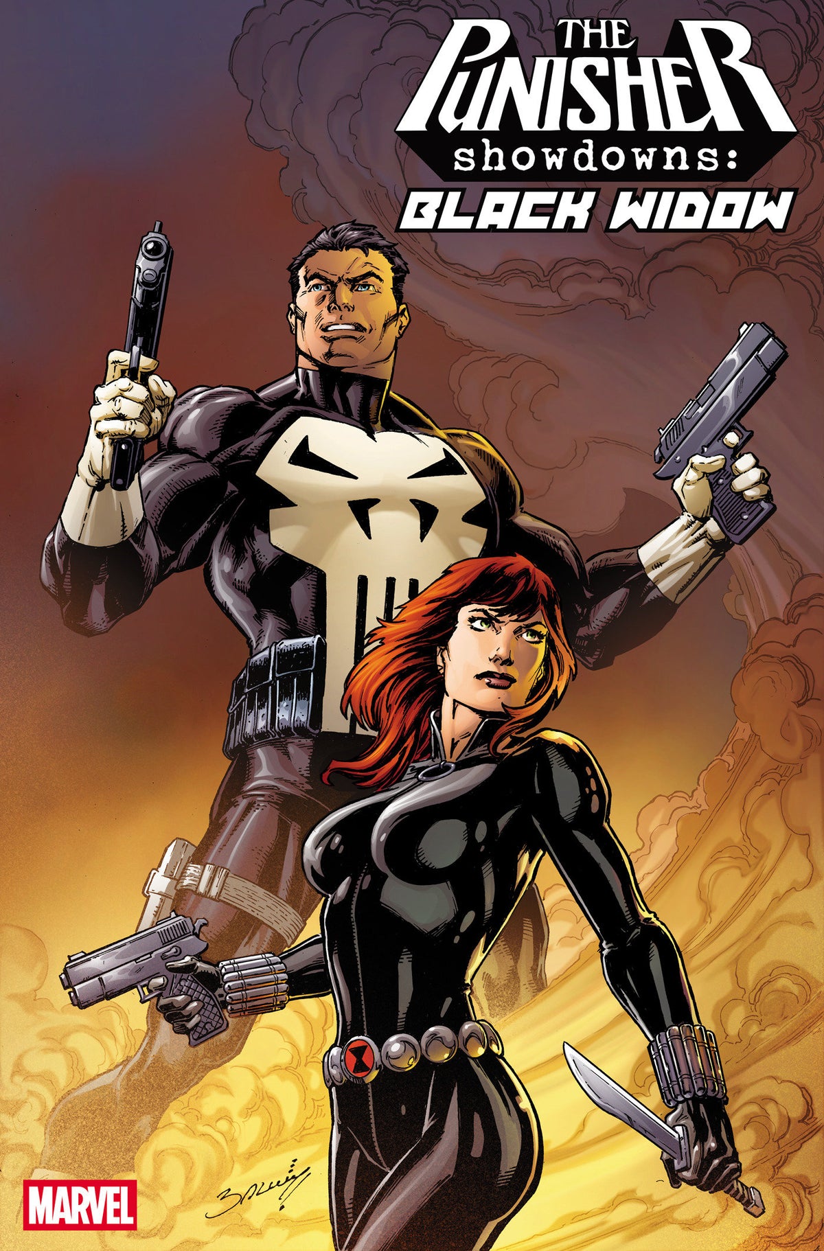 PUNISHER SHOWDOWNS: BLACK WIDOW #1 (MARK BAGLEY VARIANT) - PREORDER