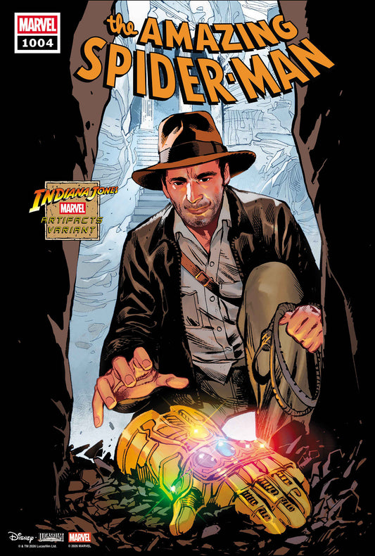 AMAZING SPIDER-MAN #1004 (SARA PICHELLI INDIANA JONES MARVEL ARTIFACT VARIANT) - PREORDER