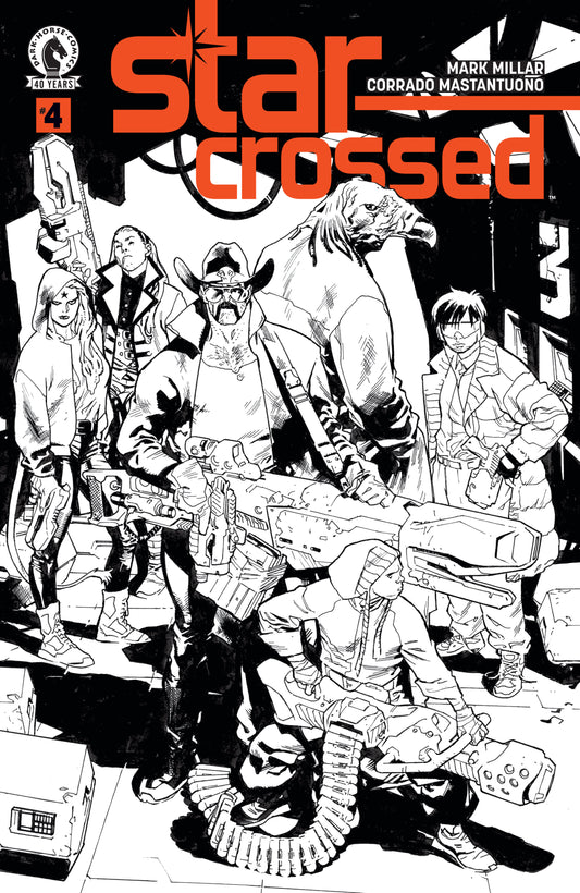 Star-Crossed #4 (CVR B) (B&W) (Stuart Immonen) - PREORDER