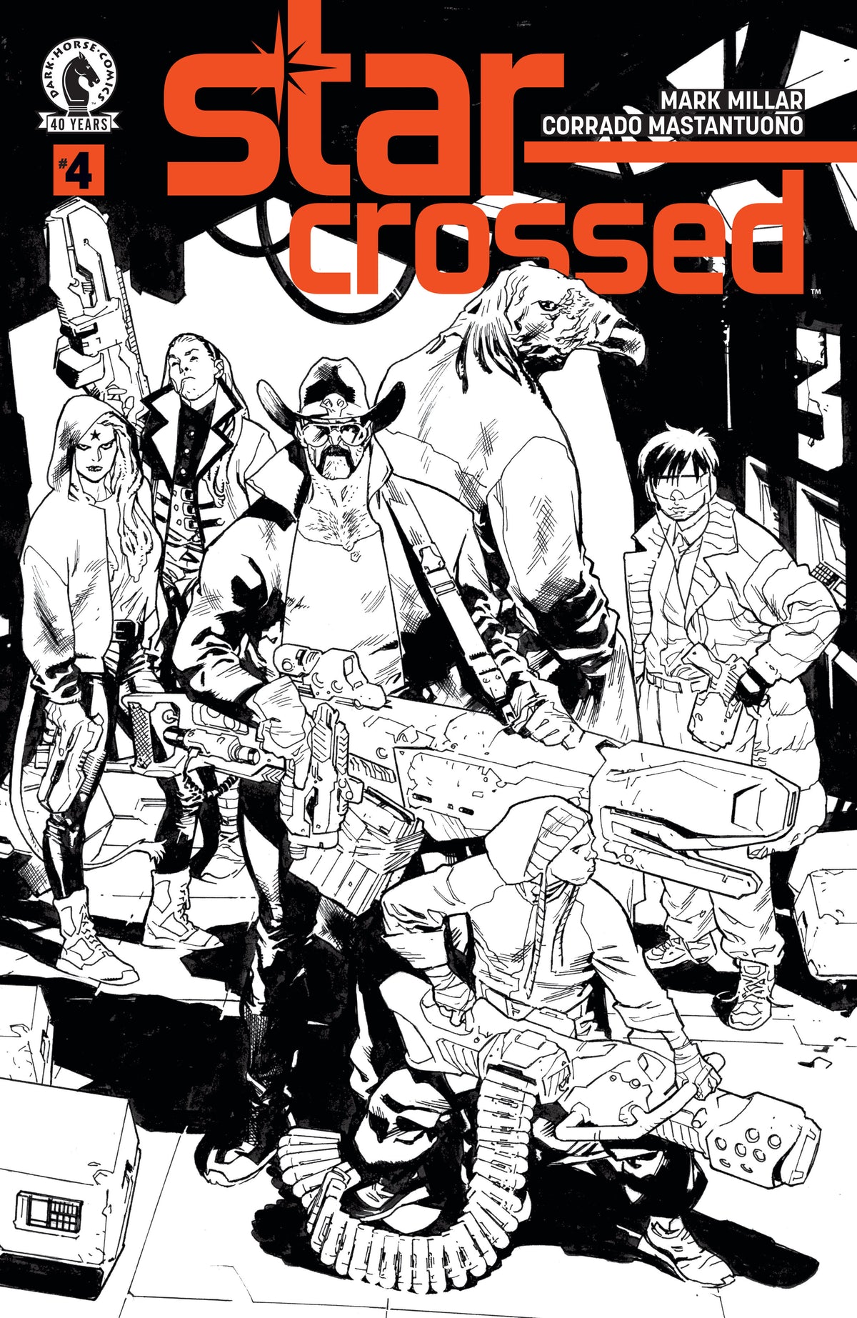 Star-Crossed #4 (CVR B) (B&W) (Stuart Immonen) - PREORDER