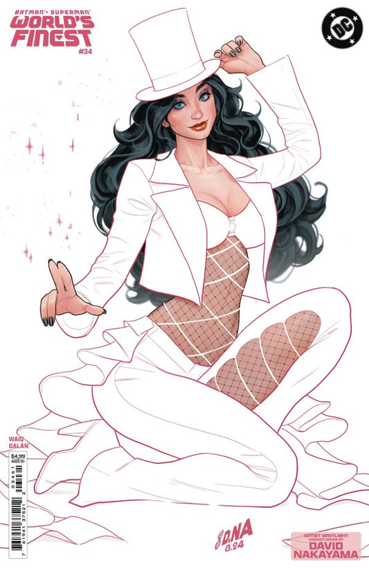Batman / Superman: World's Finest #34 (Cover D David Nakayama Artist Spotlight Card Stock Variant)