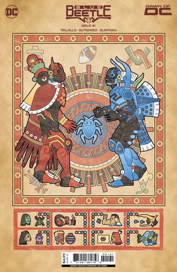 Blue Beetle #1 (Cover C Emmanuel Valtierra Card Stock Variant)