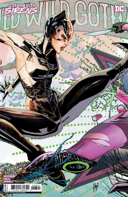 Gotham City Sirens #3 (Cover D Guillem March Connecting Card Stock Variant)