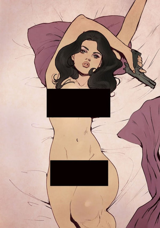 Gun Honey: Collision Course #1 (Cover G Jasmin Darnell Polybagged NSFW Virgin Variant)