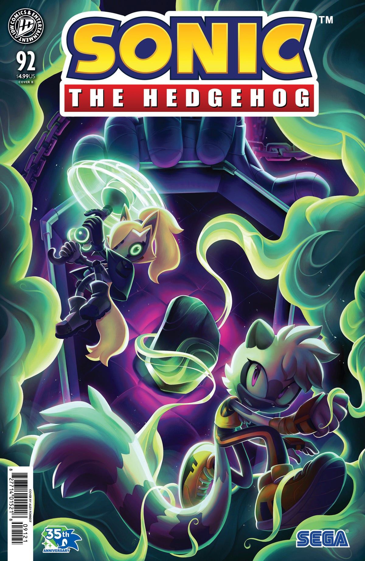 Sonic the Hedgehog #92 (Variant B (Forrest)) - PREORDER
